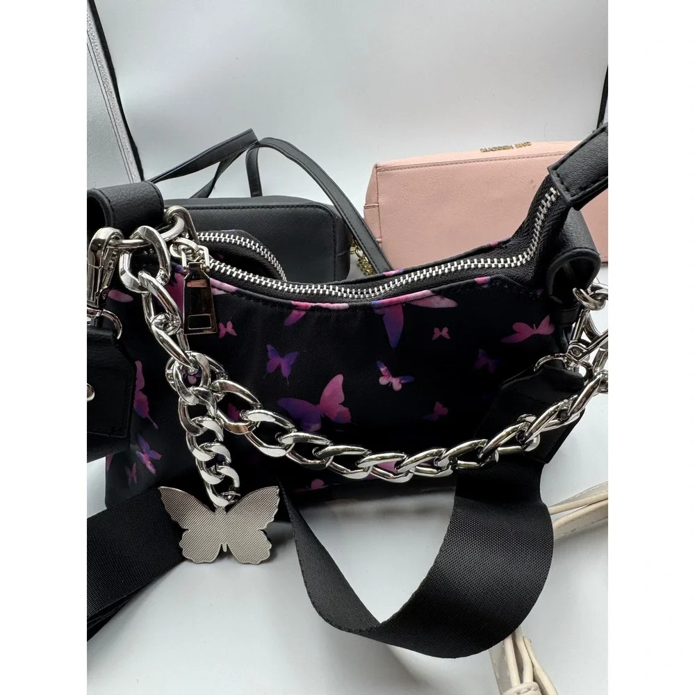 Lot of Steve Madden Pink Hobo Crossbody Bag with Gold Chain  lot‎ of 4